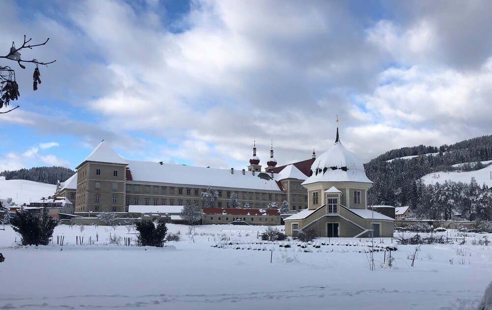 Benediktinerstift St. Lambrecht im Schnee