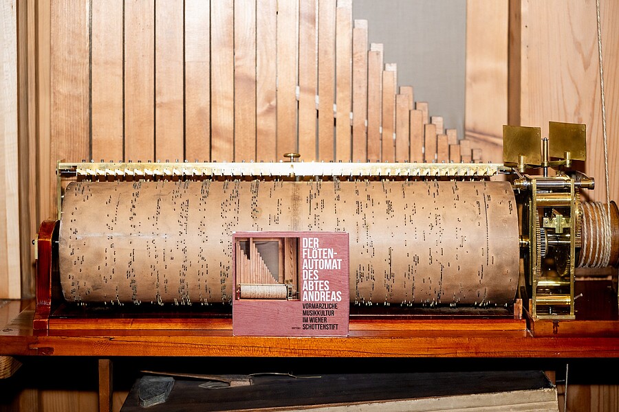 Auf der CD „Der Flötenautomat des Abtes Andreas“ sind die Melodien der bisher unbekannten Walze zu hören. / Erzdiözese Wien/Stephan Schönlaub Auf der CD „Der Flötenautomat des Abtes Andreas“ sind die Melodien der bisher unbekannten Walze zu hören.