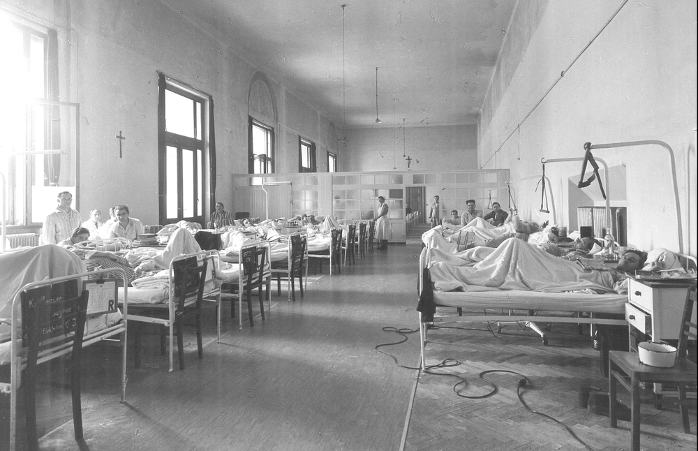 Lesesaal im Ausweichquartier in der Hofburg / © Orthopädisches Spital Speising Lesesaal im Ausweichquartier in der Hofburg