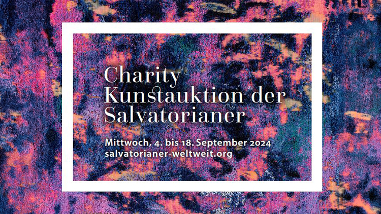 Am 4. September 2024 startet die zehnte Charity-Kunstauktion der Salvatorianer.