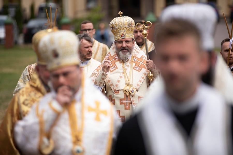Mit dem Patriarchen der ukrainischen griechisch-katholischen Kirche feierten die Schwestern ihr 25-jähriges Jubiläum.
