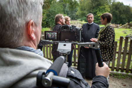 Videodreh 'viel mehr wesentlich weniger' Ordensgemeinschaften Österreich im Salzburger Zoo, 2014-08-21, Foto: Chris Hofer